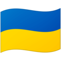 Ukraine Flag "blowing"