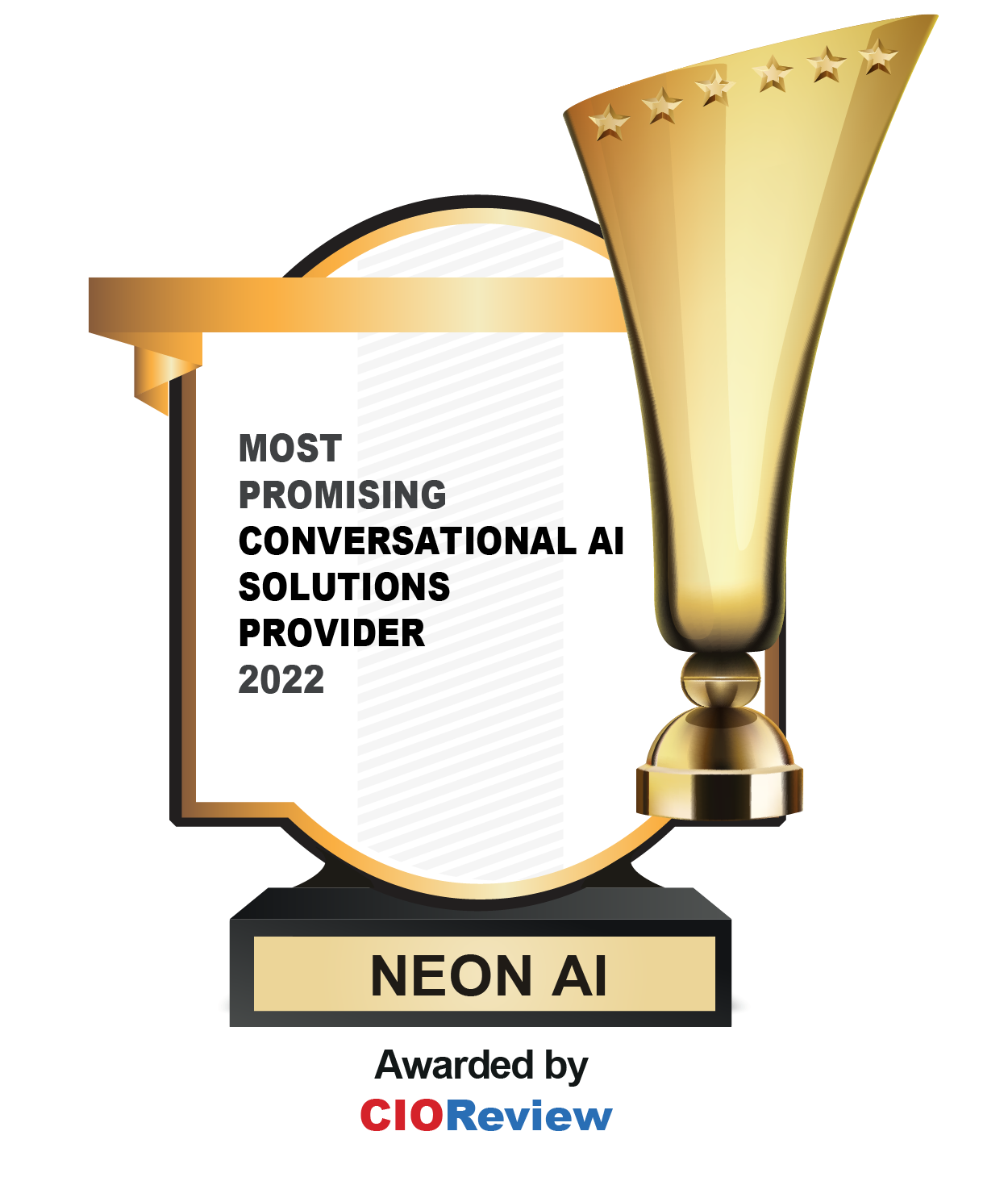 Neon AI CIO Review Award for Most Promising Conversational AI Solutions Provider 2022